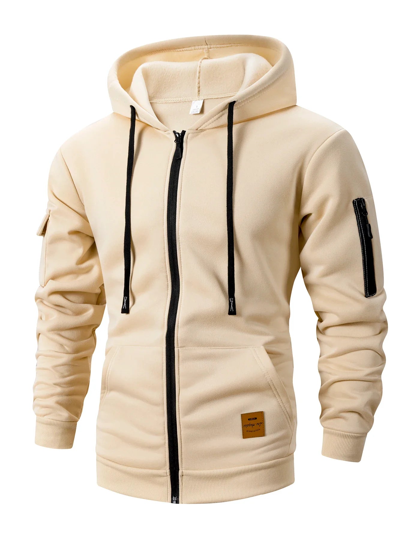 2025 Novo Outono Masculino Moletom Manga Longa Jaqueta Capuz Zíper Jaqueta Masculina Moletom Slim Fit Roupa Masculina