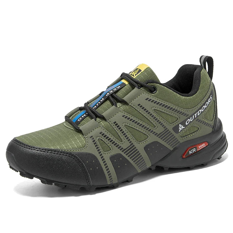 Sapatos de Caminhada Masculinos e Femininos Impermeáveis para Exteriores Tênis de Treino com Cadarço para Escalada Trekking Tênis de Montanha para Caminhada e Caça Tênis Táticos