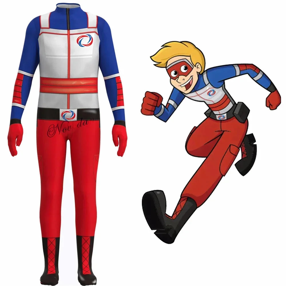 Adult Kids Henry Danger Cosplay Costume Kim Possible Jumpsuit Bodysuit Outfit Baby Boy Men Girls Women Halloween Party Suit