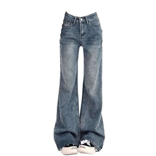 Ladies Jeans Flare Trousers Leisure Slimming Vintage Inspired Autumn High Waist Bell Women's pants Flared jeans jeans y2k