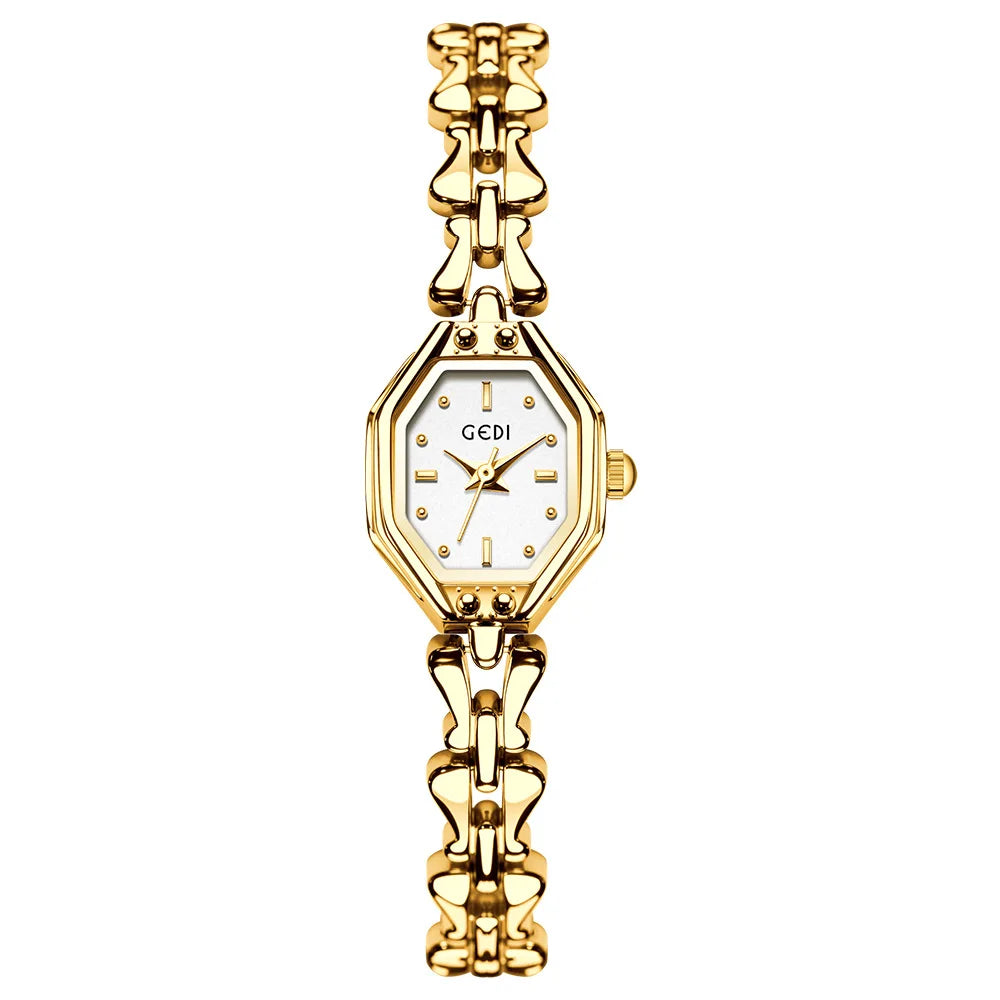 Ladies Watches are Exquisite Light Luxury Retro Metal Bracelets high-end Waterproof Women Fashion Quartz Wristwatches