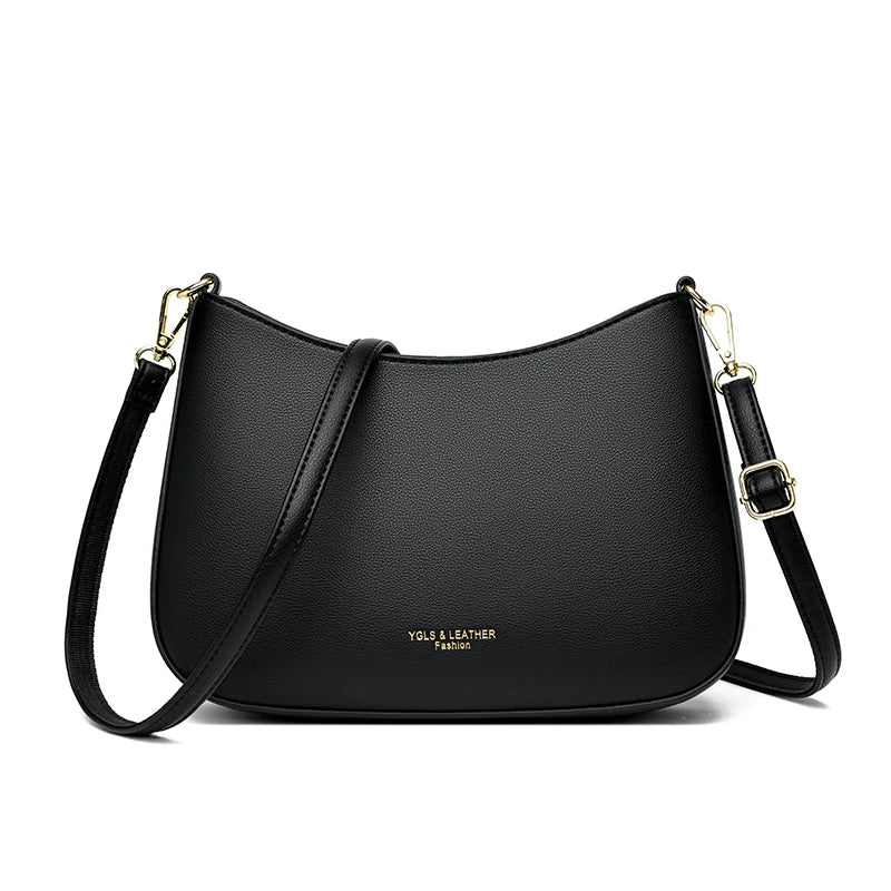 High Quality Underarm Shoulder Bags for Women 2024 Solid Color New Texture Leather Crossbody Bag Luxury Designer Handbags Sac