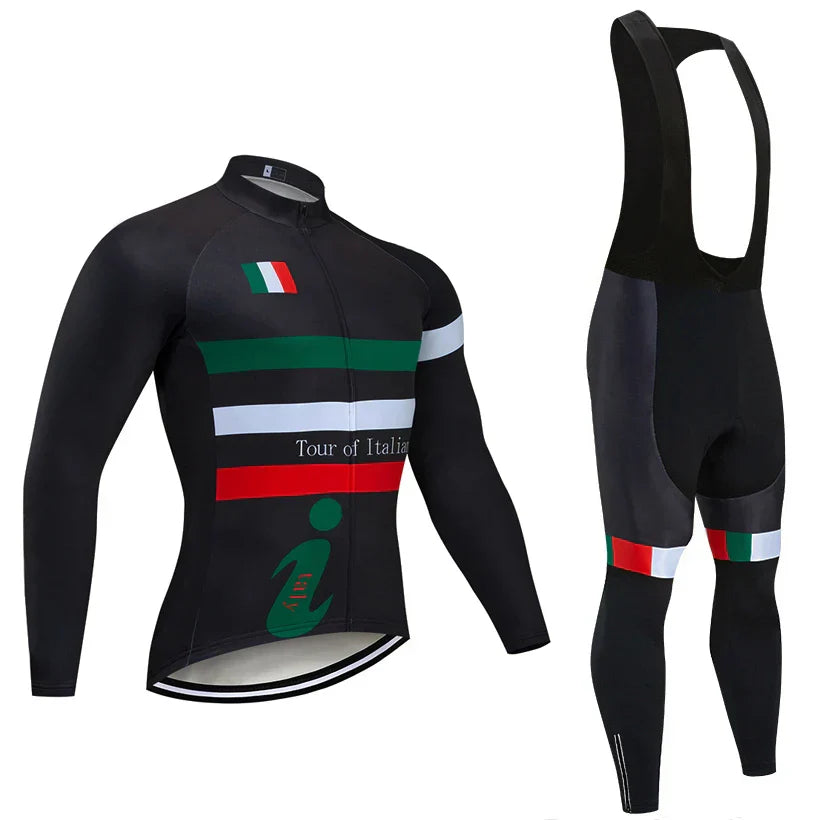 New ITALIA Winter Cycling Jacket Men Women 20d White Road Bike Maillot Pants Suit Ropa Ciclismo Thermal Fleece Bicycle Clothing