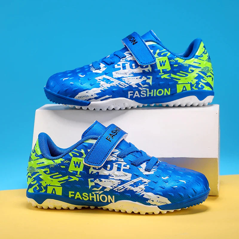 New Kids Professional Soccer Shoes Match Grass Ultralight Cleats Men Non-Slip Turf Football Boots Training Shoes Drop Shipping