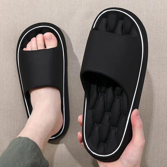 Fashion Summer Cartoon Home Shoes Non-slip Soft Slides Lithe Comfort Sandals Men Women Couple Slippers Trendy Slippers