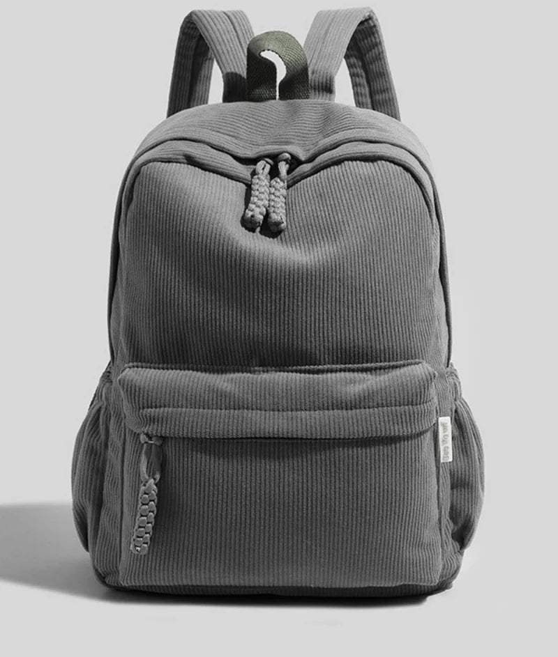 Personalized Backpack 2025 Soft Schoolbag shoulder straps Large Capacity Custom Unique Name Embroidered Corduroy Special Design