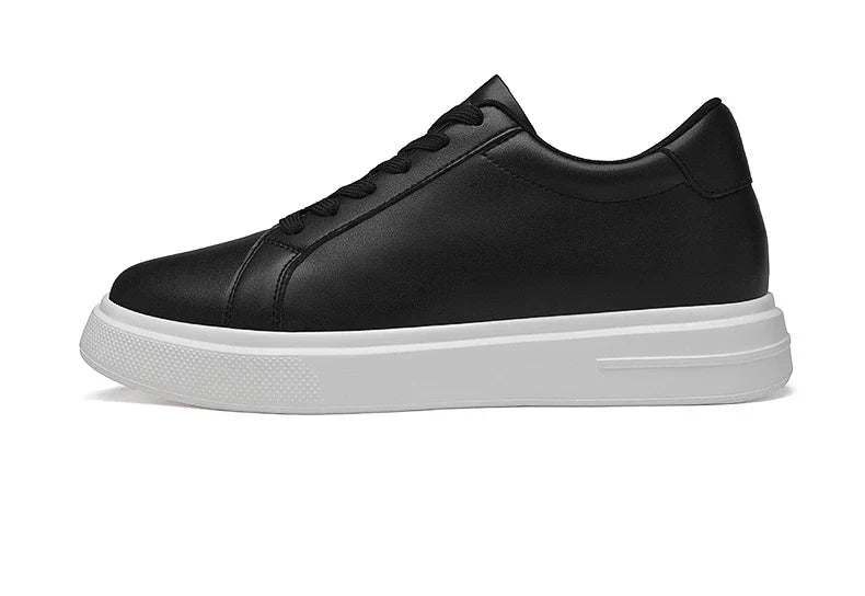 New Men's Sneakers Elevator Shoes Heightening Height Increase Insole 6-10CM High Heels Shoes Leather Sport Shoes Men Shoes