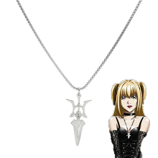 Necklace Halberd Pendant Necklaces Halloween Cosplay Jewelry Gifts