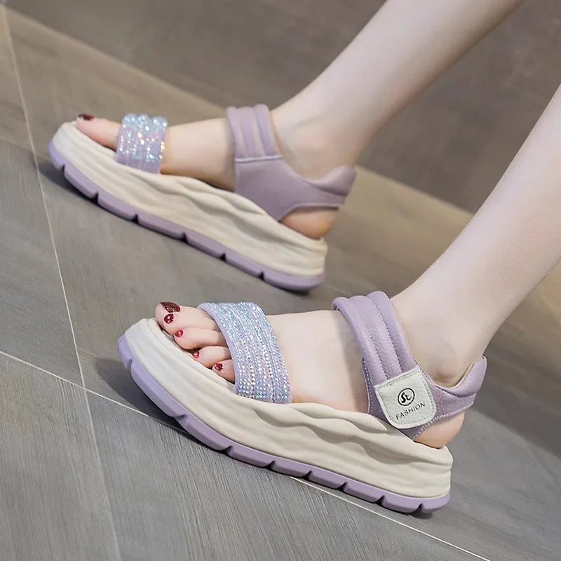 Girls Summer Fashion Sandals 2026 Kids New Arrival Soft Anti-Skid Beach Sandals Lightweight Comfortable Design Outdoor Shoes