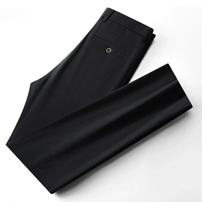 Men's Casual Pants: Breathable & Lightweight for Summer Comfort Business Casual Men's Work Trousers