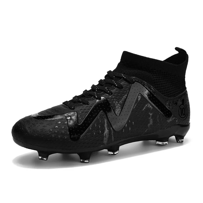2025 Socks Style Kid Adult Sport Soccer Shoes Training Boys Football Boots Size 33-46 Sneakers AG Youth Soccer Shoes