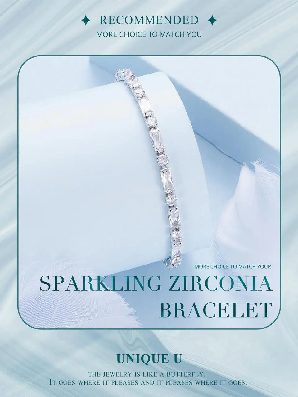 Luxury Square Zircon Adjustable Bracelet Sparkling Zirconia Chain Link for Men Women Birthday Gift Crystal Fine Jewelry
