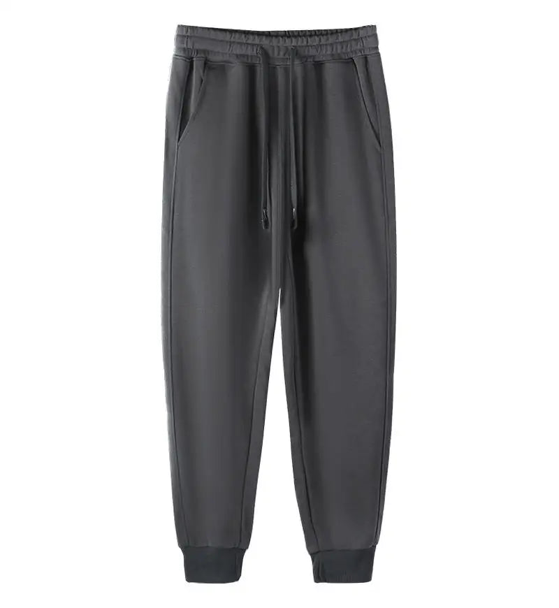 2026 Men Spring Autumn high quality Cotton Sweatpants Casual Drawstring Pockets Trousers Oversize Sweatpants Joggers For Unisex