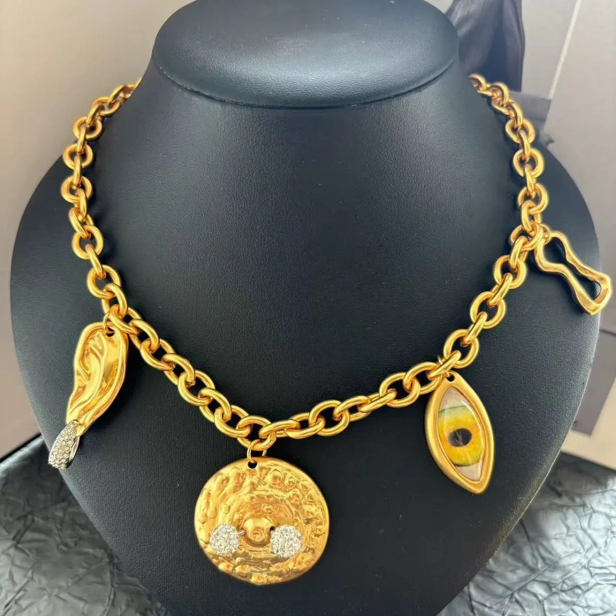 Summer new high-quality copper gold-plated necklace, waist chain and bracelet sets