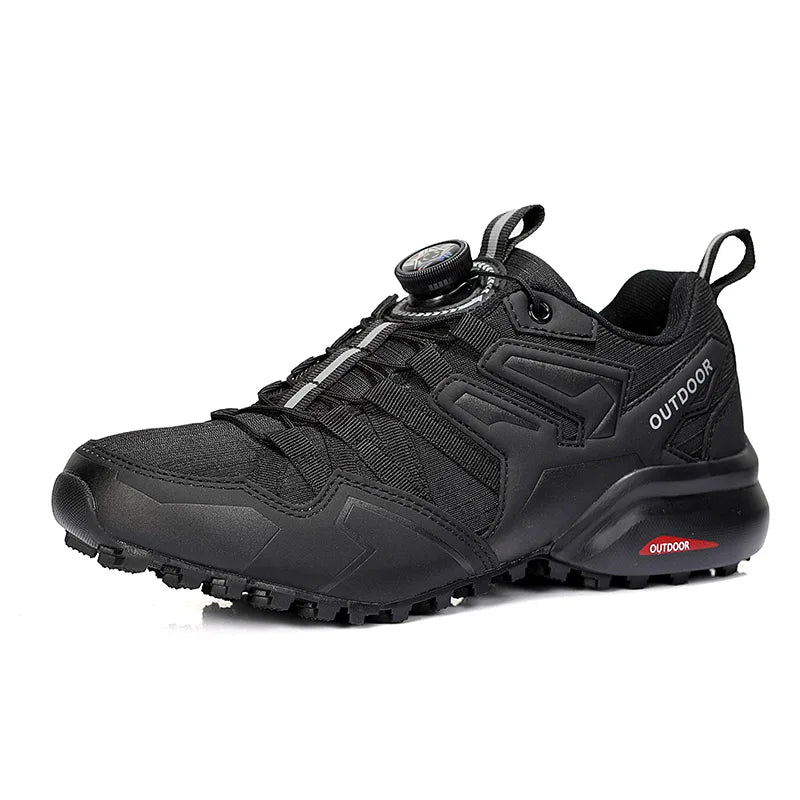 Men's Casual Sports Shoes Size 40-47 Rotating Lace-Up Men's Shoes Outdoor Non-Slip Breathable Comfortable Men's Sports Shoes