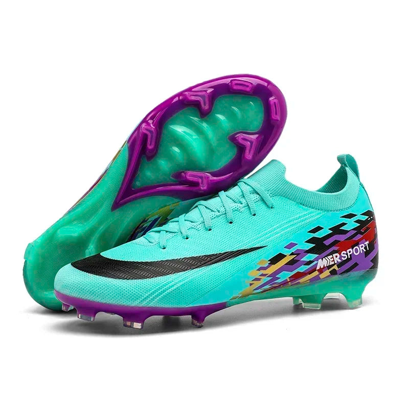 New Men Soccer Shoes Sport Grass Cleats Unisex Non-Slip Match Adult Ultralight Outdoor Football Boots Comfortable High-quality