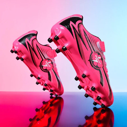 Youth Kids Professional Soccer Cleats Football Boots Non Slip Breathable Lightweight Training Shoes Boys Girls Match Sneakers