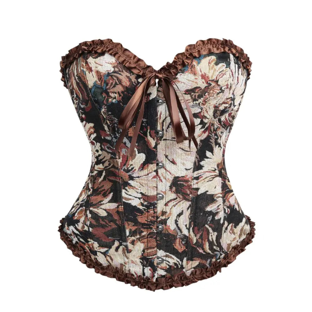 There are lace body-shapingwaist-cinchingchest-supporting corsets and ladies' court shaping tops