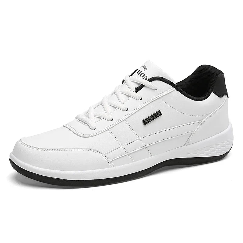 Shoes for Men Leather Sneaker Waterproof Casual Comfortable Men's Sneaker Lace Up Footwear Vulcanized Man Shoe Masculino