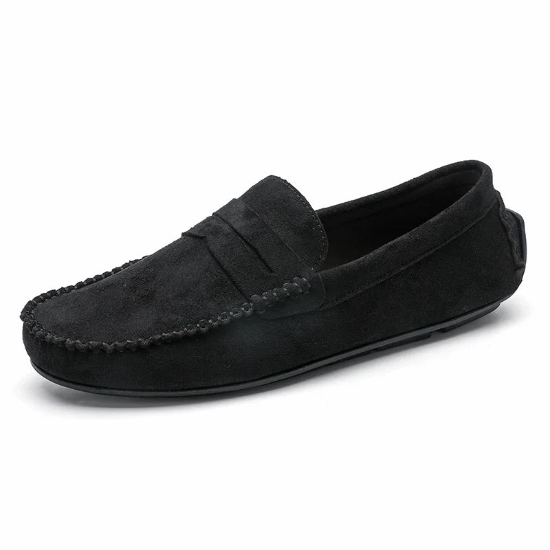 Trend Suede Men Casual Shoes Breathable Comfort Slip-on Mens Driving Shoes Fashion Men Lazy Shoes Luxury Brand Loafers Moccasins