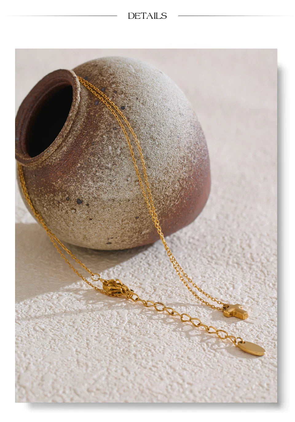 Small Waterproof Stainless Steel Chic Cross Casting Charm Pendant Necklace Unique Classic Fashion Jewelry Bijoux Femme