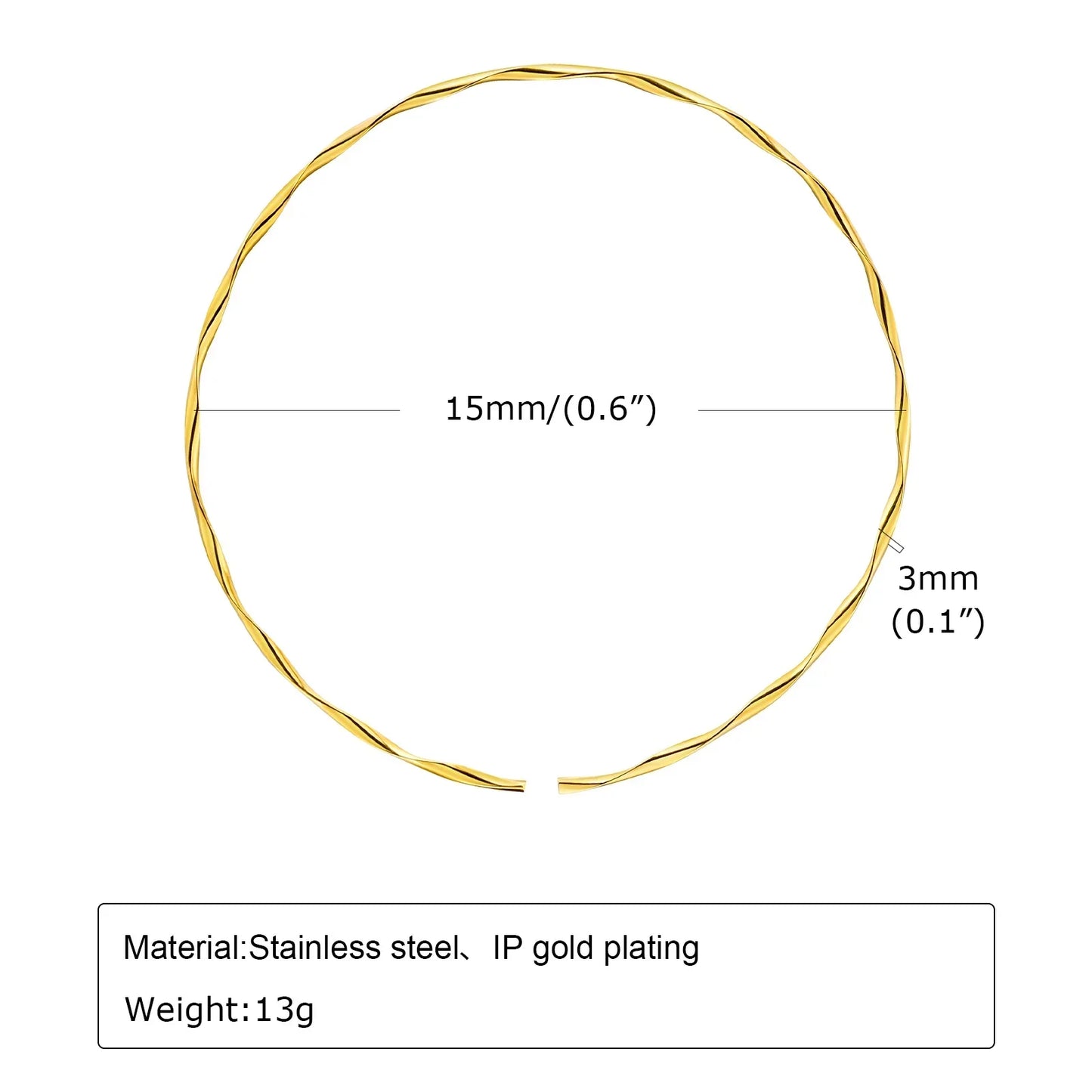 Choker Neck Cuff for Women, Open Collar Choker Torques Necklace Adjustable ,Simple Stainless Steel Jewelry