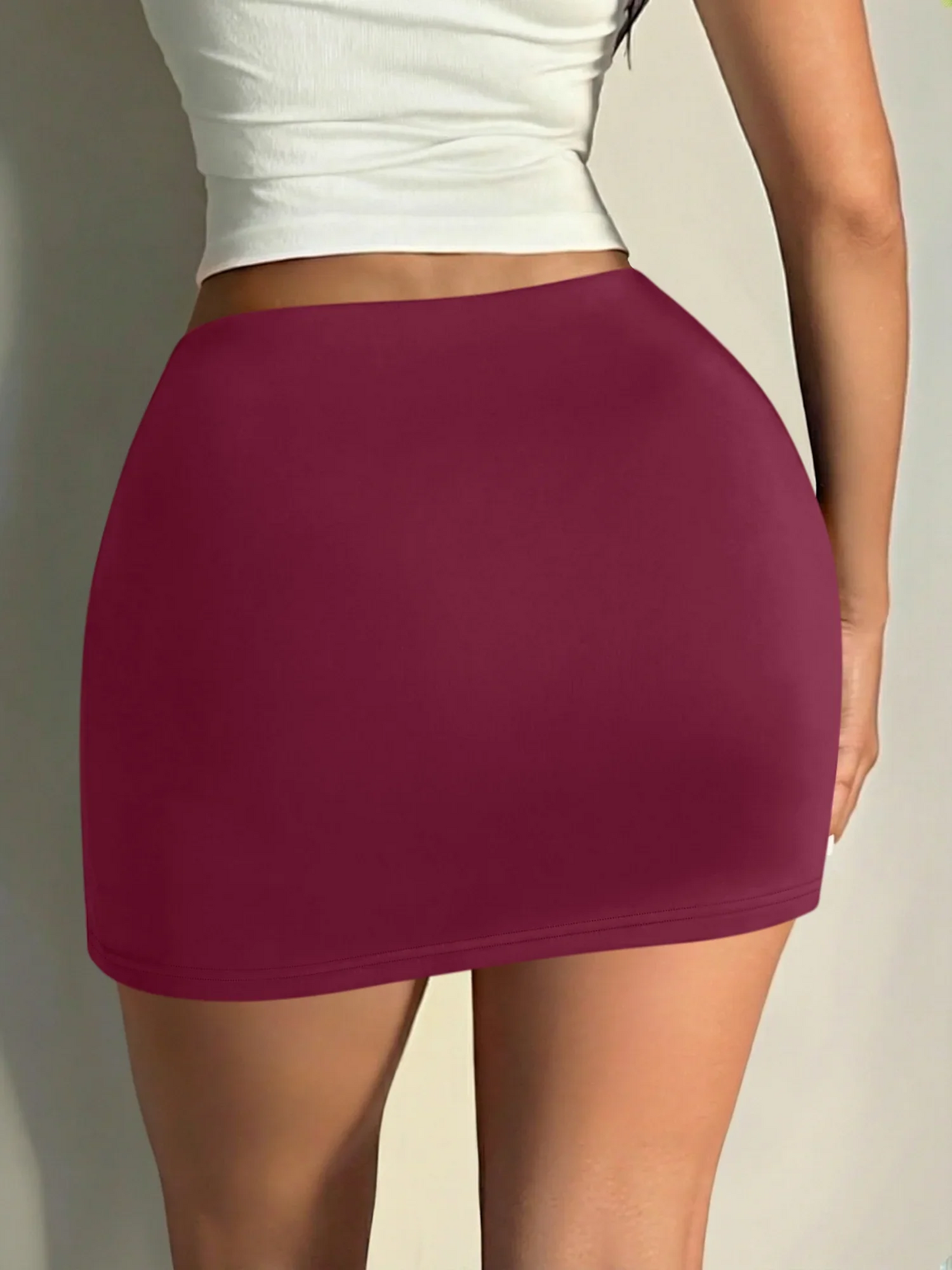 2-In-1 Commute &Fitness Skort,High-Waist Design to Optimize Proportions,Wrinkle-Resistant & Durable,a Must-Have for Lazy Outfits