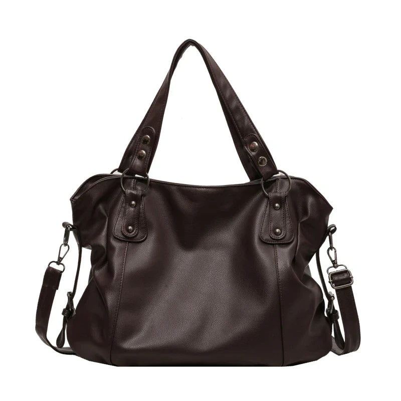 Female Hobo Handbag Large Capacity Shoulder Bags Big Stylsih Casual Tote Bag Ladies A4 Soft Leather Crossbody Bags Business Sac