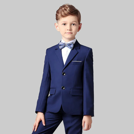 Spring Autumn Children Boy Wedding Suit Teenager Kids Formal Elegant Suits For Boy 1-14 Years Boys Suits Teens Suits Outfit Set