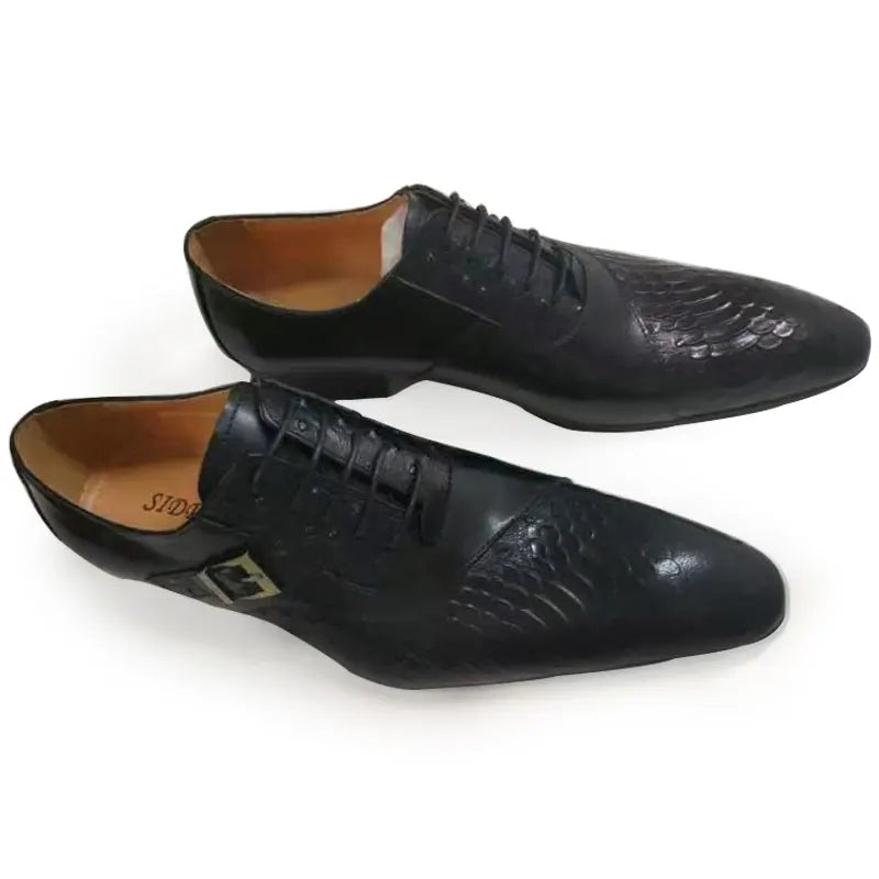 Sapato Social Oxford Masculino Verde masculino sapato social vestidos Fivela Lateral Couro Wingtip Cadarço escritório negócios casamento Presente para o marido