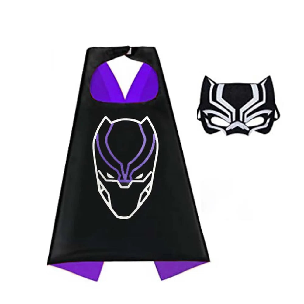 6 sets Superhero Capes for Cool Halloween Costume Cosplay Festival Party Supplies Favors Dress Up for 3-12 Year Old boys