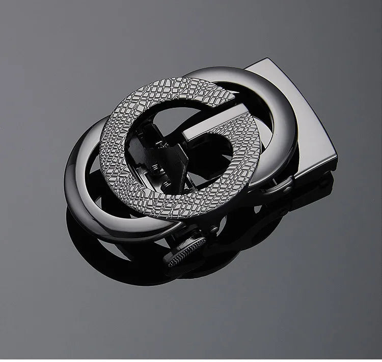 Automatic Buckle Alloy Pants Buckle Men's Letter Series Belt Buckle Belt Accessories Slot Automatic Buckle