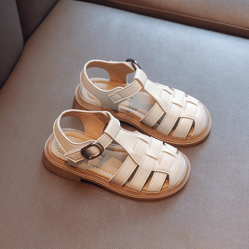 2025 New Summer Princess Sandals For Women's Kids Soft Sole Roma Single Shoes Children's Fashionable Outdoor Footwear