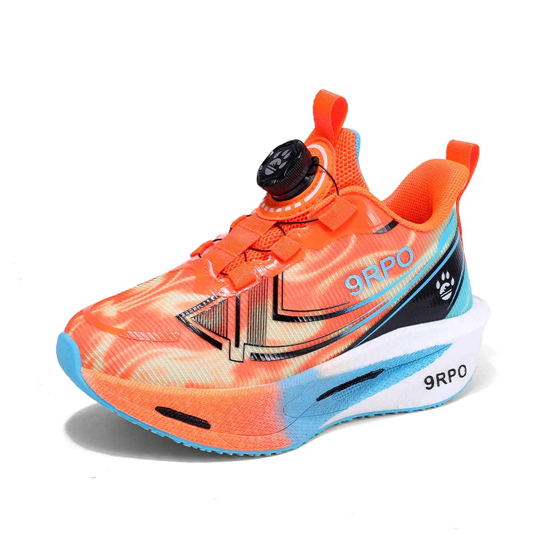 Children‘s Knit Basketball Shoes Non-slip Breathable Sports Training Shoes Outdoor Boys Girls Jogging Sneakers Athletic Shoes