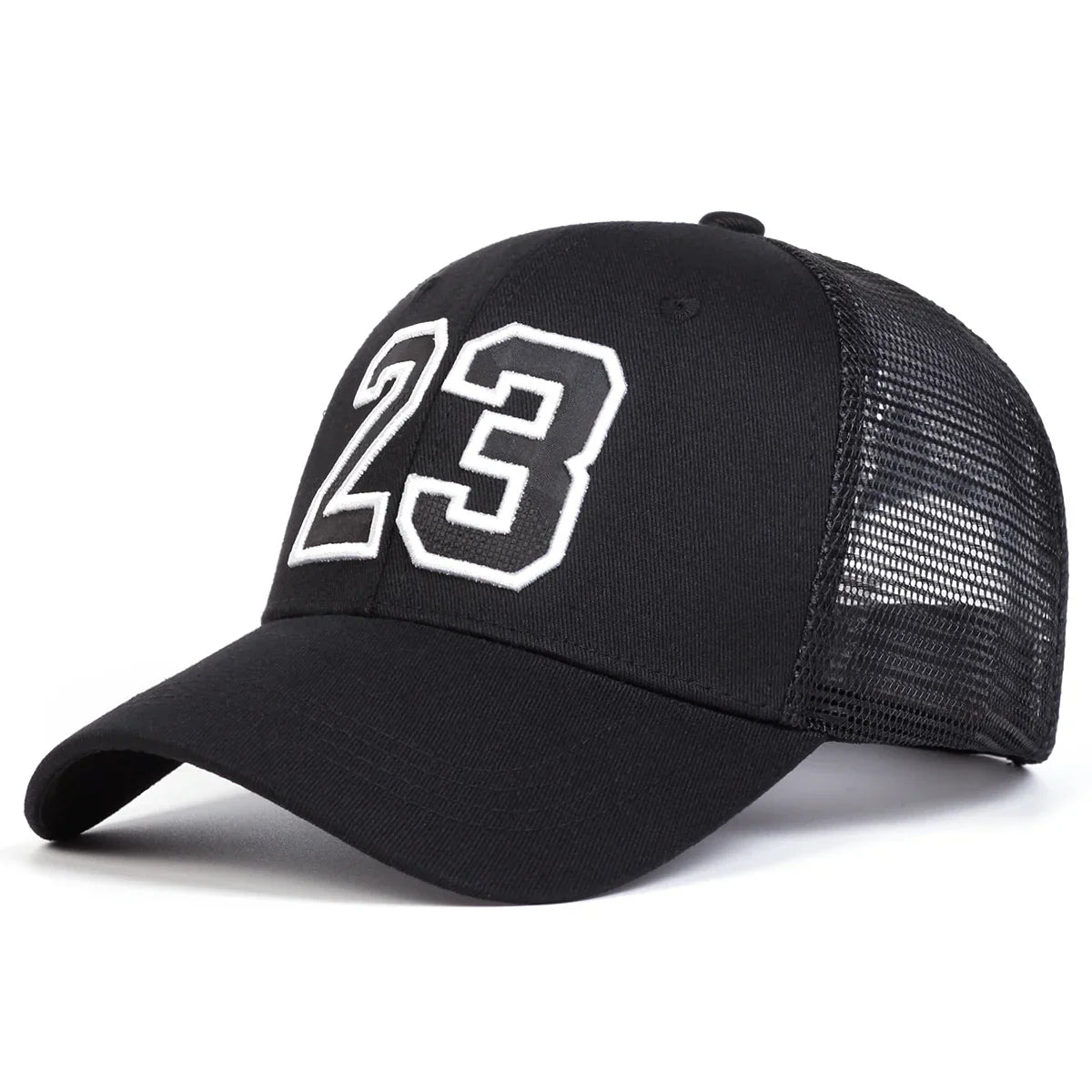 Unisex 23 Embroidery Baseball Net Caps Hip Hop Cap Spring Summer Outdoor Adjustable Casual Hats Sunscreen Hat 