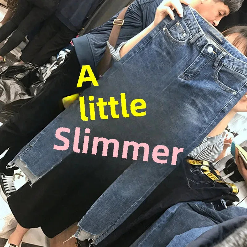 Women's Cropped Pants Spring Autumn Trendy Denim Leggings