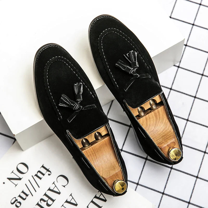 Casual Business Shoes Men Classic Social Office Loafers Men Large Size 48 Trend Casual Flat Party Loafers Male