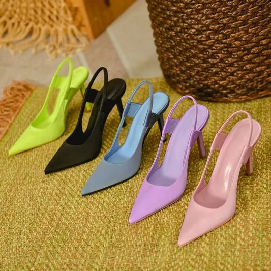 Summer Women's Shoes High Heels Sandals Elegant Luxury Trend Fashion Sexy Party Banquet Dress Pole Latin Dance