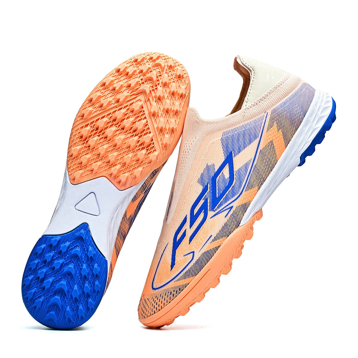 Breathable men's soccer shoes TF with broken nails, outdoor sports shoes, wear-resistant and non slip, suitable for all seasons