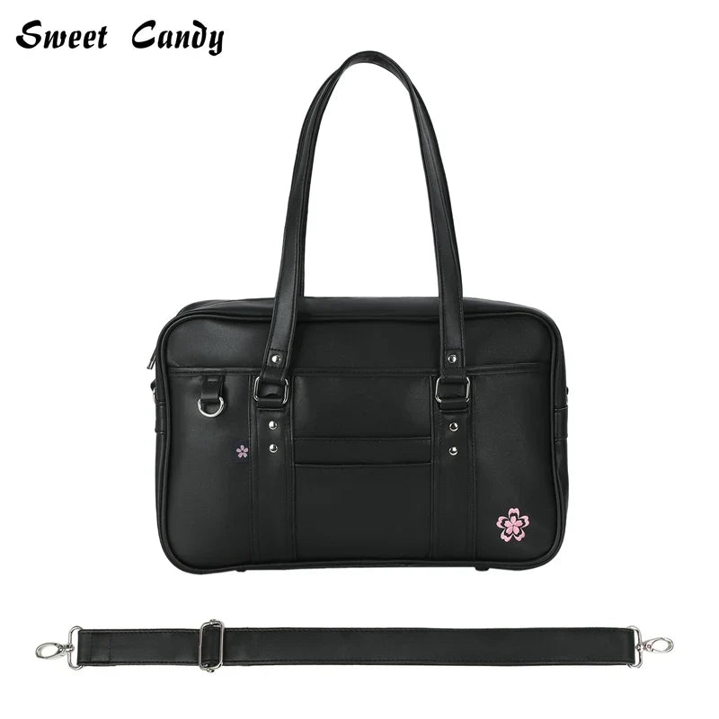 Briefcase high Students Bag Schoolbags Shoulder Bags14-16inch Laptop Bag's Messenger Bags Office HandbagPU Leather tote bag