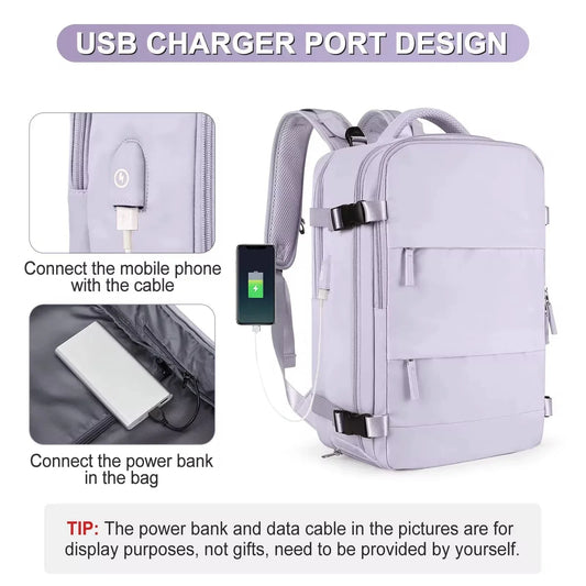 Travel Backpack for Women 40x25x17 Airplane Cabin Backpack Carry-On Luggage 14inch Laptop Backpack Casual Schoolbackpack