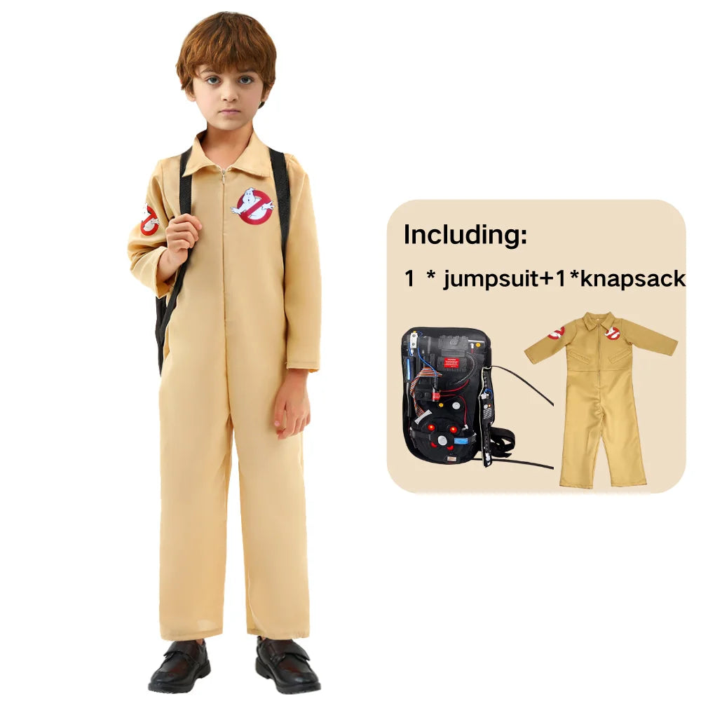 This Ghostbusters cosplay costume and quantum pack are suitable for both children and adults