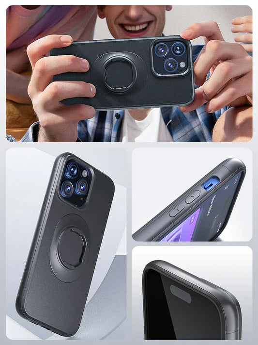 Case for iPhone 17/16/15/14/13/12/11 Pro/Max fit Phone Holder Mount with Lock-in Design