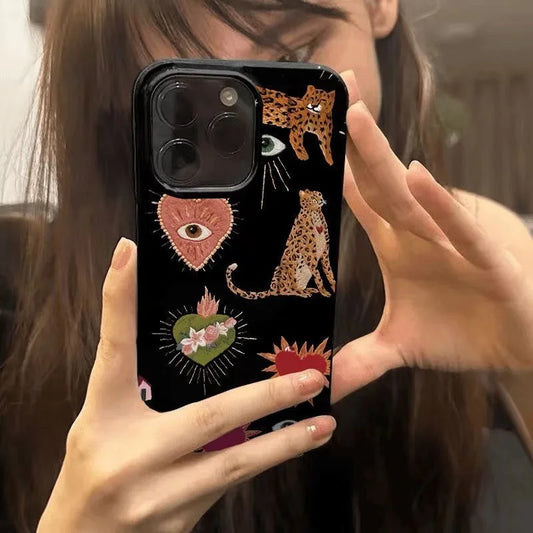 Love Phone Case For IPhone 16 Pro Max 15 14 13 12 11 Shockproof Cover Case For IPhone X XS XR 7 8 Plus Case