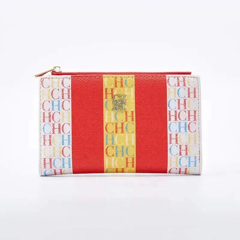 Exquisite Compact Portable High-quality Wallet With A High-end Feel Light Luxury Women's Cartoon Pattern Printed Wallet