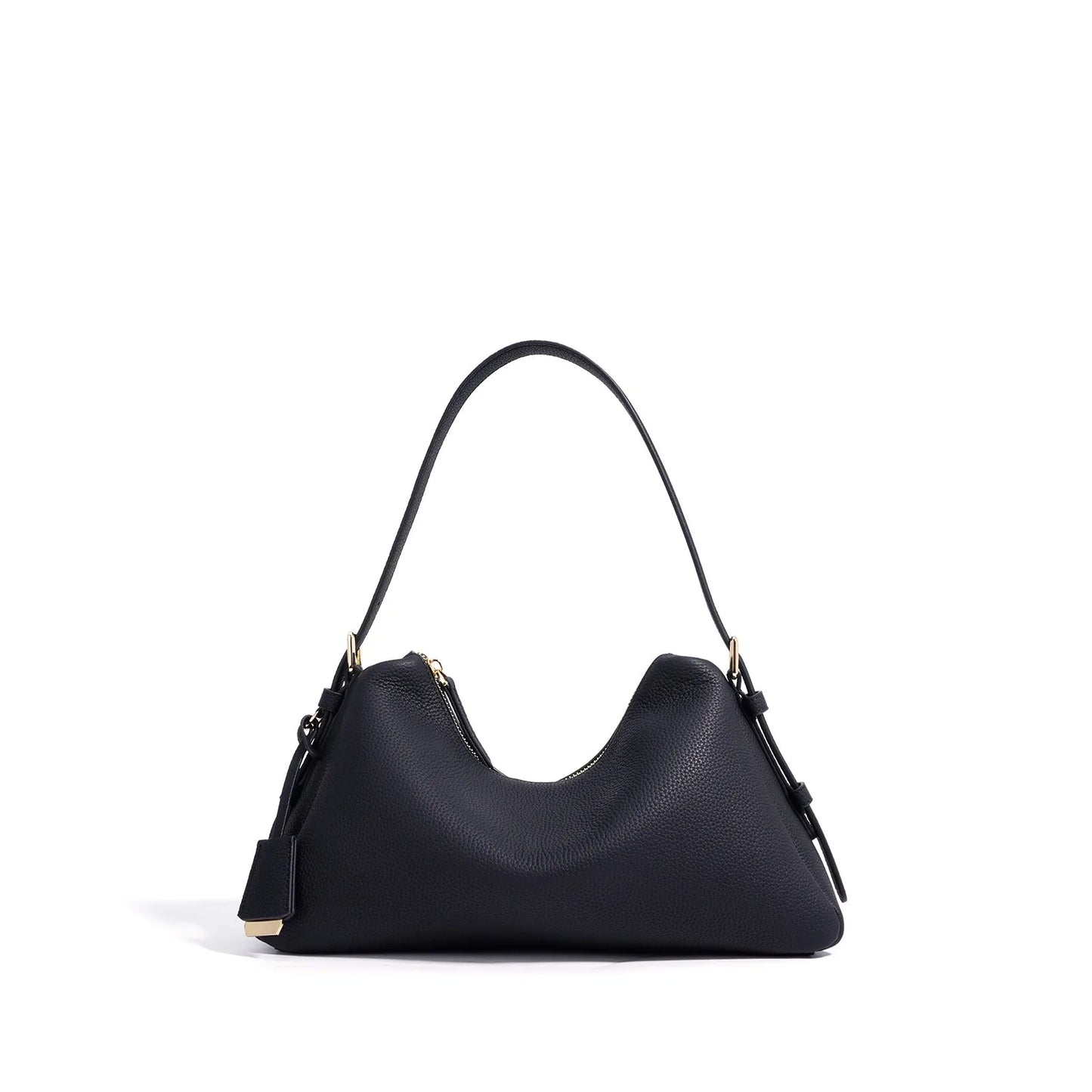 Genuine Leather Satchel Bags For Women Simple Fashion Ladies Underarm Handbag Large Capacity Shoulder Bag 2025 New