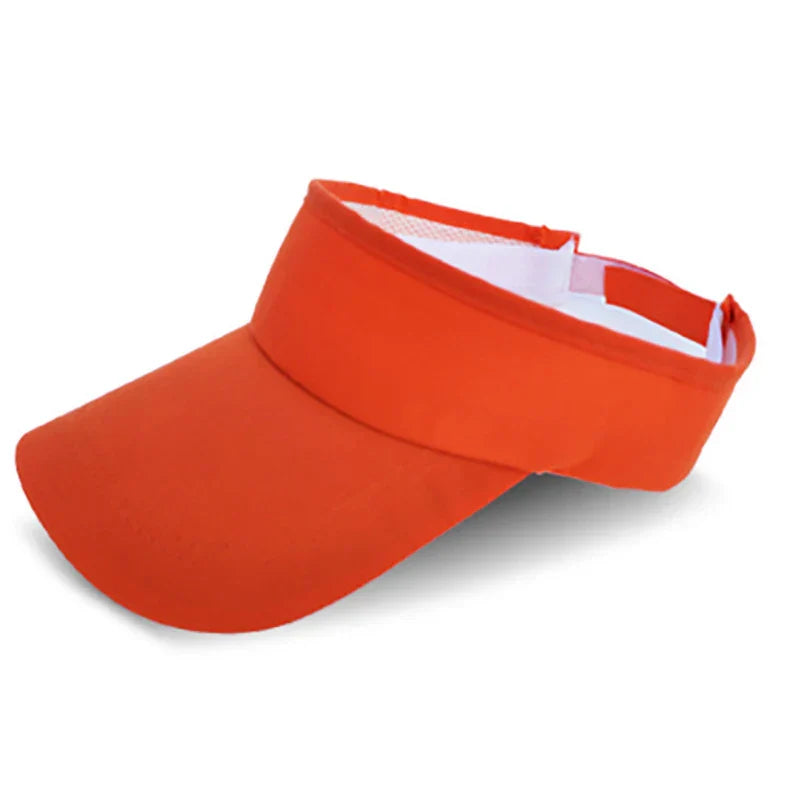 Empty Top Visor Cap Women Sunscreen Hats Man Cotton Snapback Cap Adjustable For Running Tennis Golf Unisex