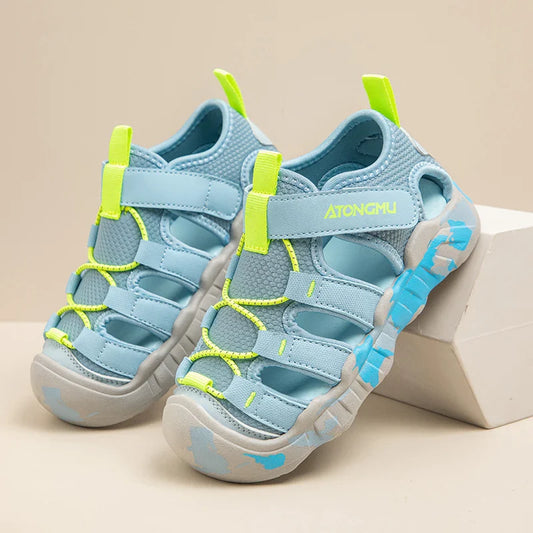 New Girls Sandals Children Water Shoes Cute Outdoor Non-slip Kids Sports Shoes Girls Boy Sandals Sneaker 4 To 12 Years