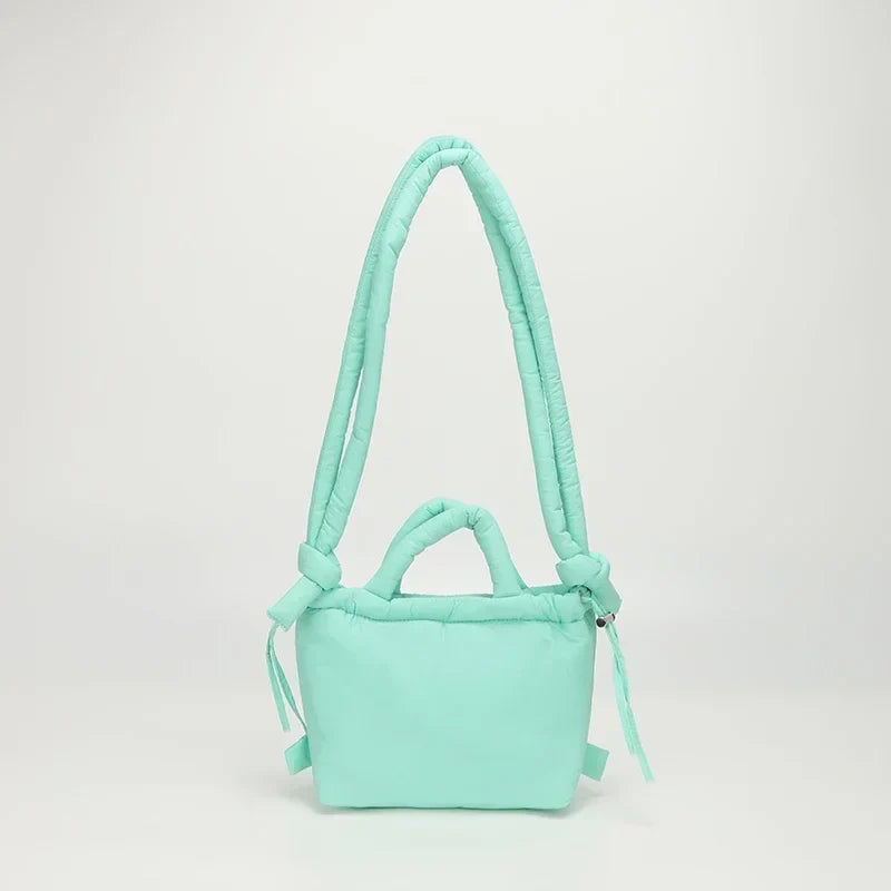 Colorful Nylon Small Square Shoulder and Crossbody Bags Super Cool Simple Versatile Handbags for Women 2024 Casual Hot Sale