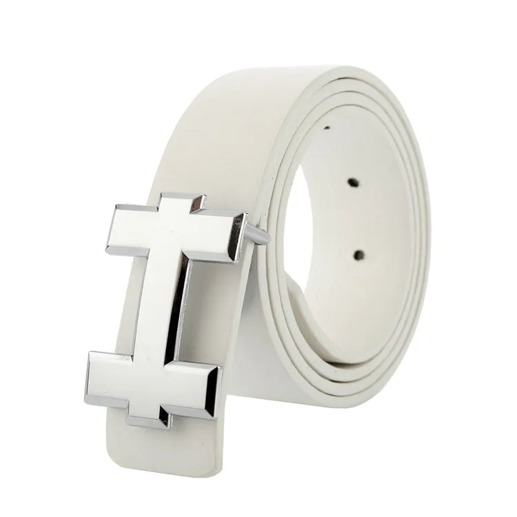 Men's Belts AliExpresswishKorean Style Letter Belt Women's Couple Belt I-shaped Buckle Trendy Waist Belt